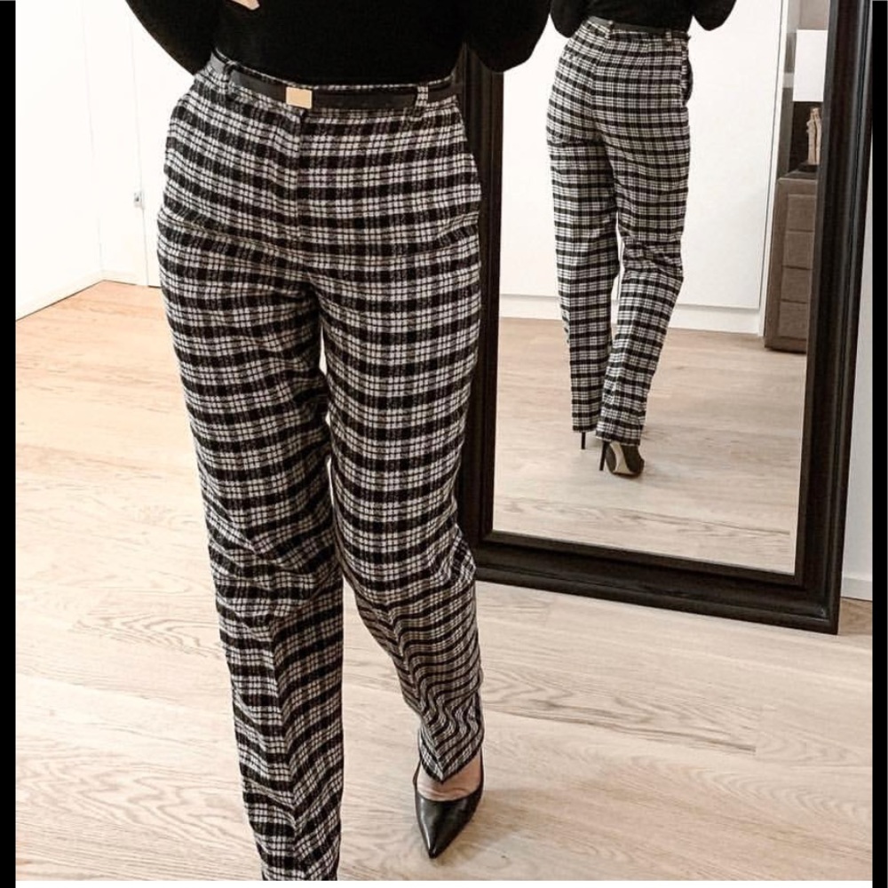 Zara | Plaid Pants - Picture 1 of 4